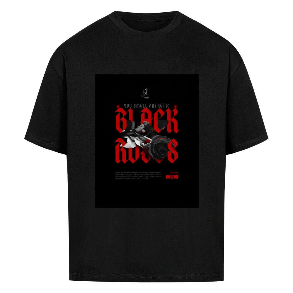 ,,Black Rose'' - Oversized Shirt - JLclothT-Shirt