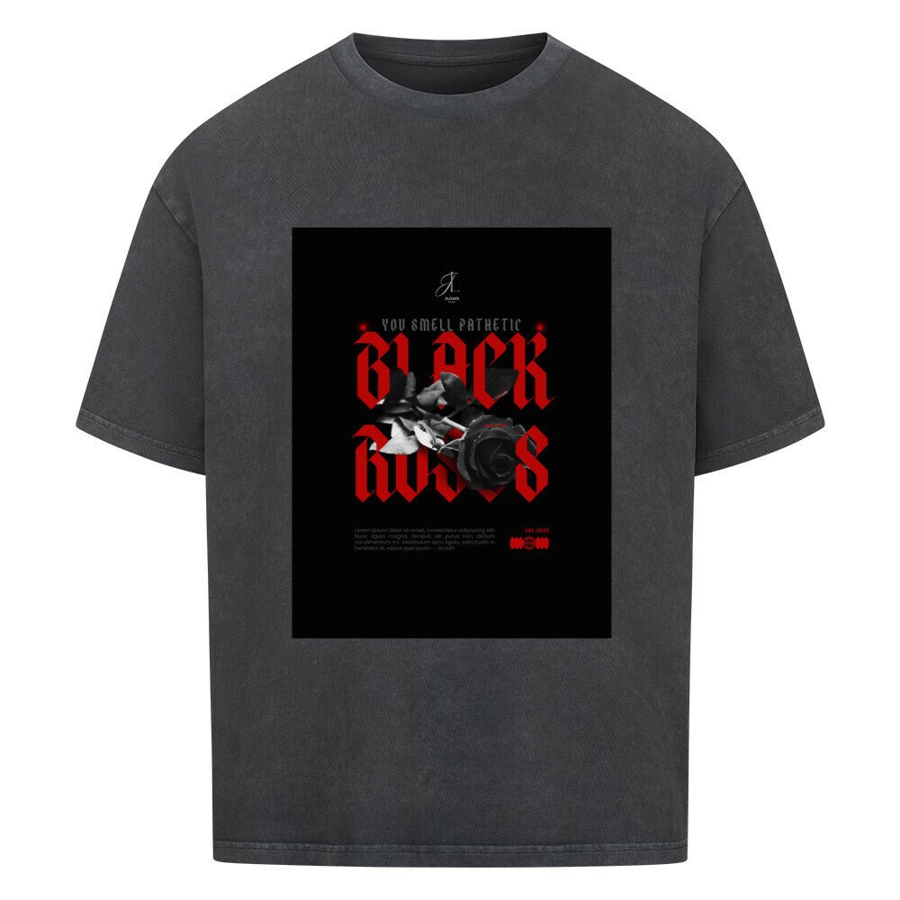 ,,Black Rose'' - Oversized Shirt - JLclothT-Shirt