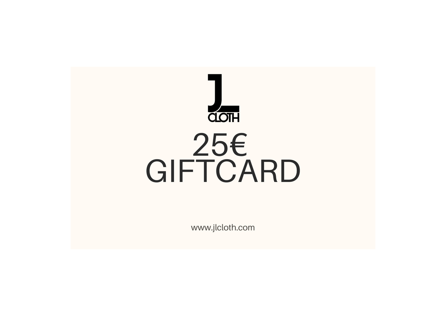 JLcloth GIFTCARD 25 - JLcloth