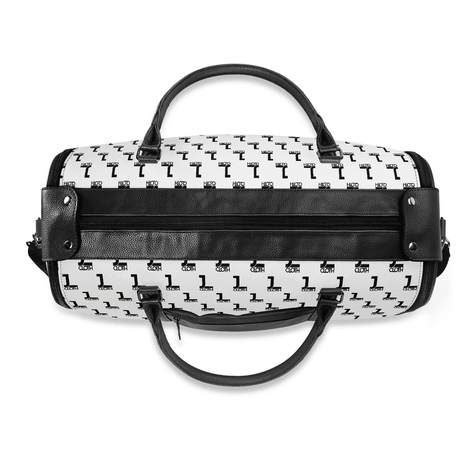 Schwarzer JL-Weekender obere Ansicht mit schwarzem Reißverschluss