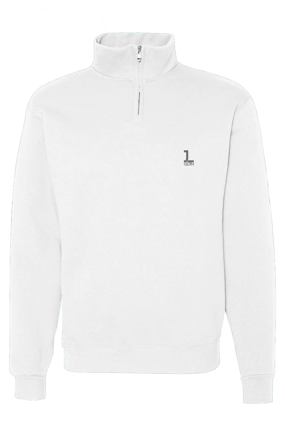 Cadet Collar Quarter-Zip Sweatshirt
