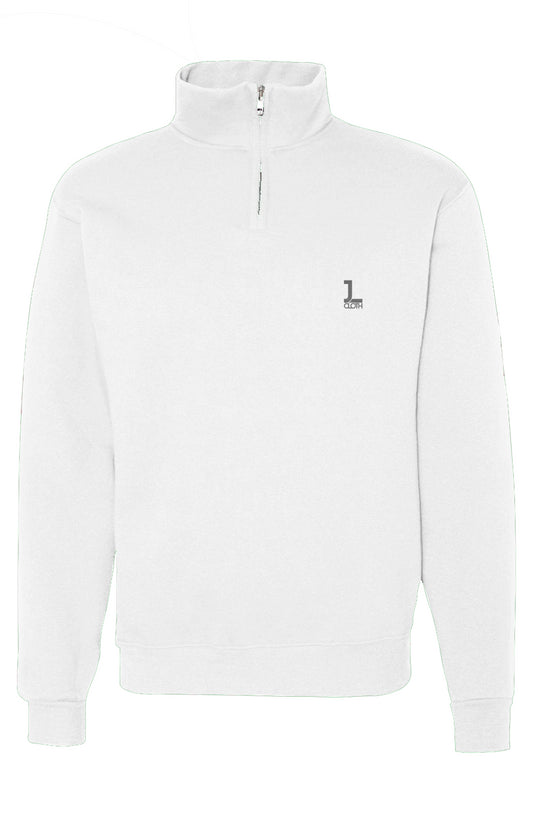 Cadet Collar Quarter-Zip Sweatshirt