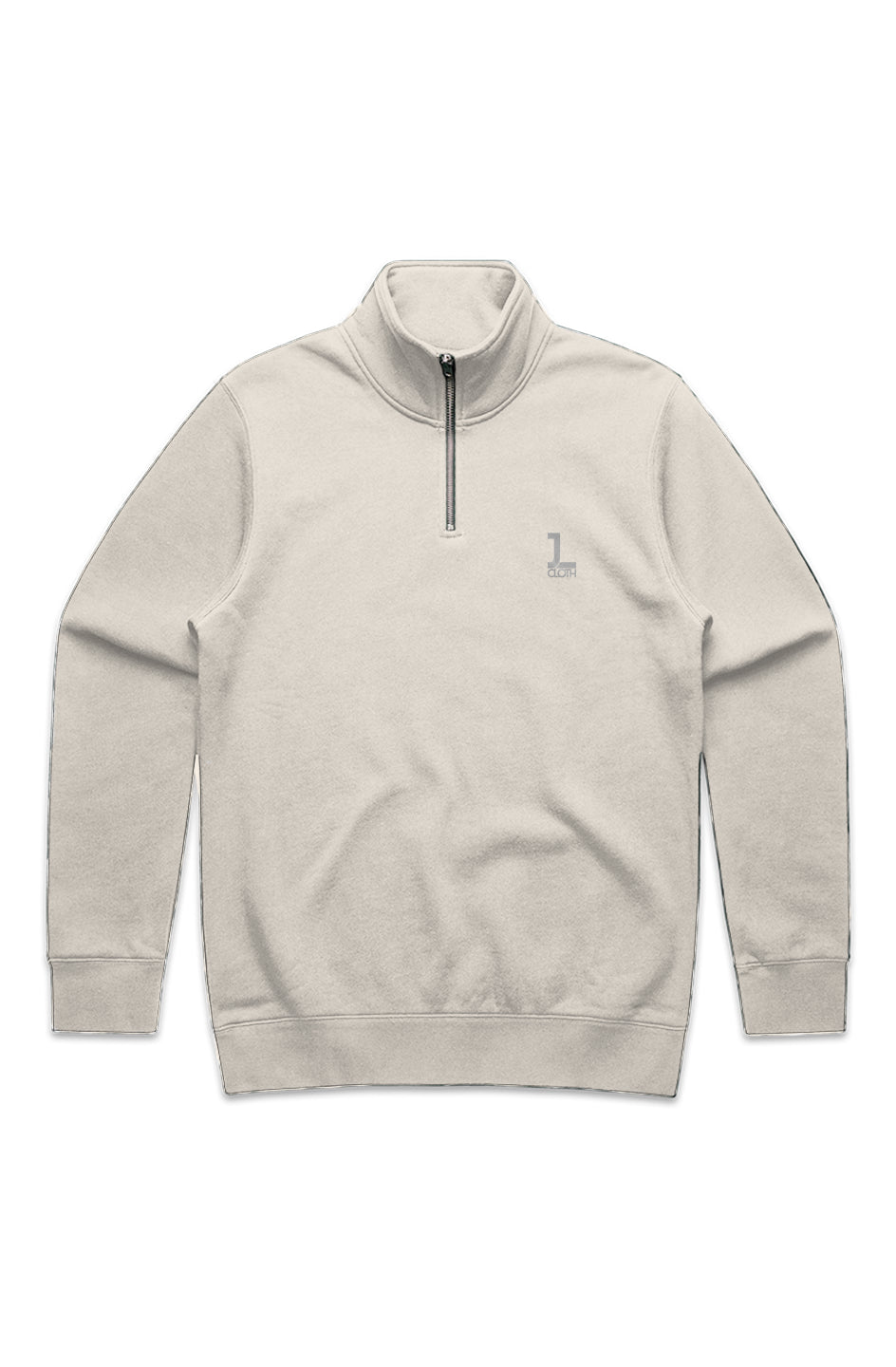MENS STENCIL HALF ZIP