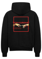 ,,Stay Curious'' - Oversized Zipper Hoodie - JLclothHoodie