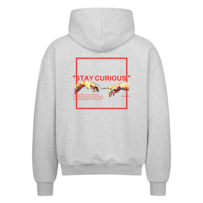 ,,Stay Curious'' - Oversized Zipper Hoodie - JLclothHoodie