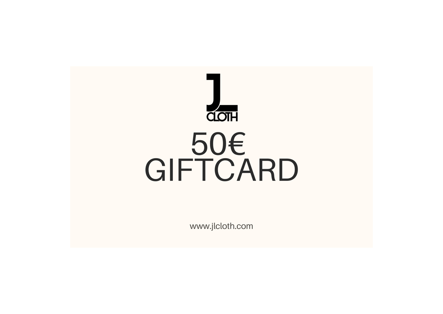 JLcloth GIFTCARD 50 - JLcloth