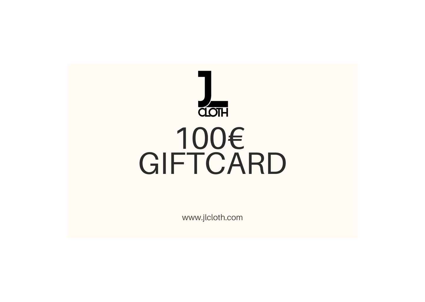 JLcloth GIFTCARD 100 - JLcloth