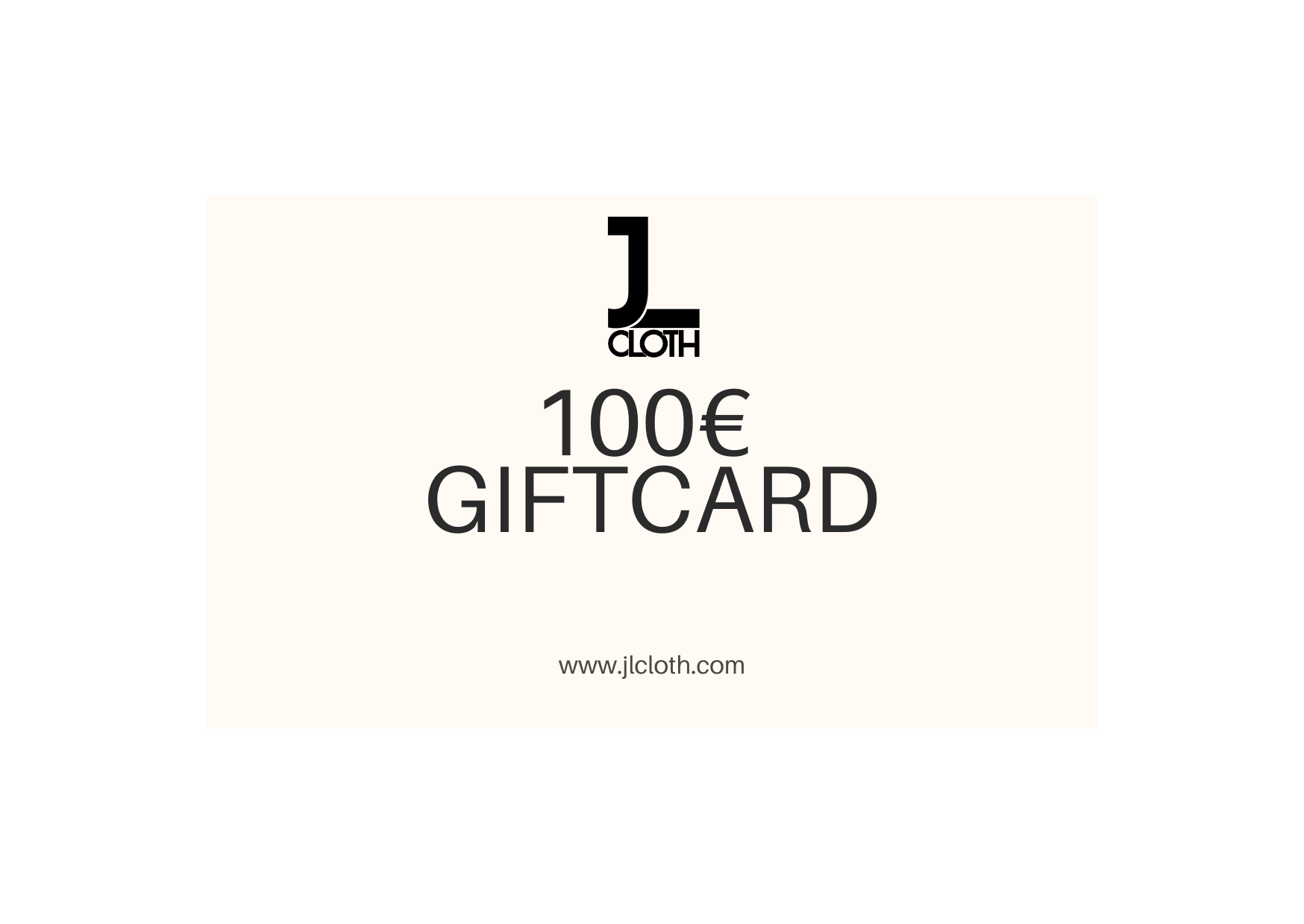 JLcloth GIFTCARD 100 - JLcloth